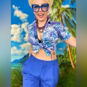 Vintage Mens Shorts with Cuffs